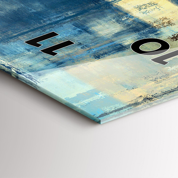 Orologio verticale Sfondo colorato - astratto