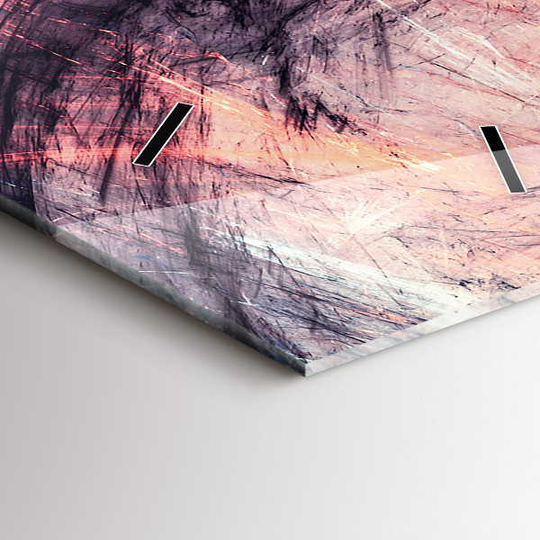 Orologio verticale Pittura astratta