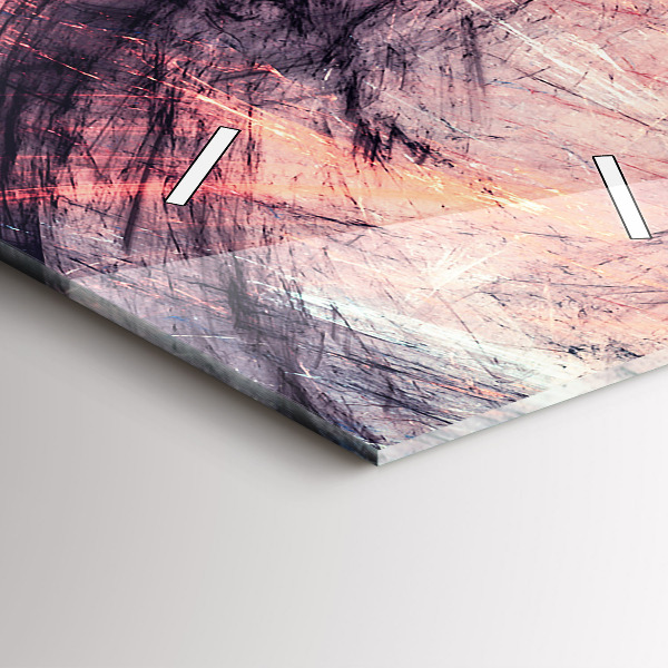 Orologio verticale Pittura astratta