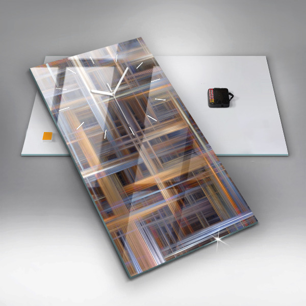 Orologio verticale Geometria astratta