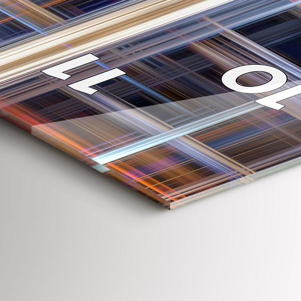 Orologio verticale Geometria astratta