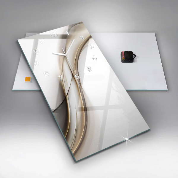 Orologio verticale Linee astratte