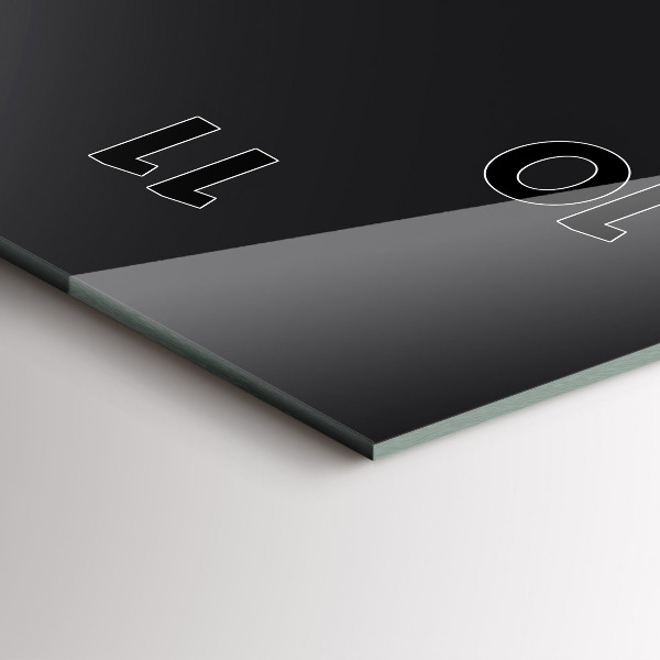 Orologio verticale in vetro Fasi lunari