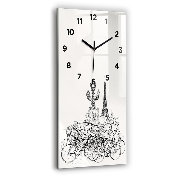 Orologio verticale Disegno gara ciclistica