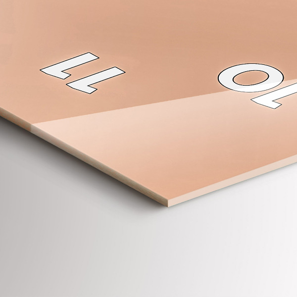 Orologio verticale Illustrazione di fenicottero