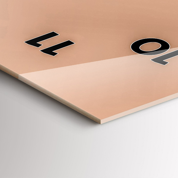 Orologio verticale Illustrazione di fenicottero