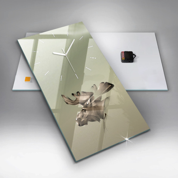 Orologio verticale Alce grafico