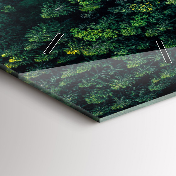 Orologio verticale La foresta vista dall'alto