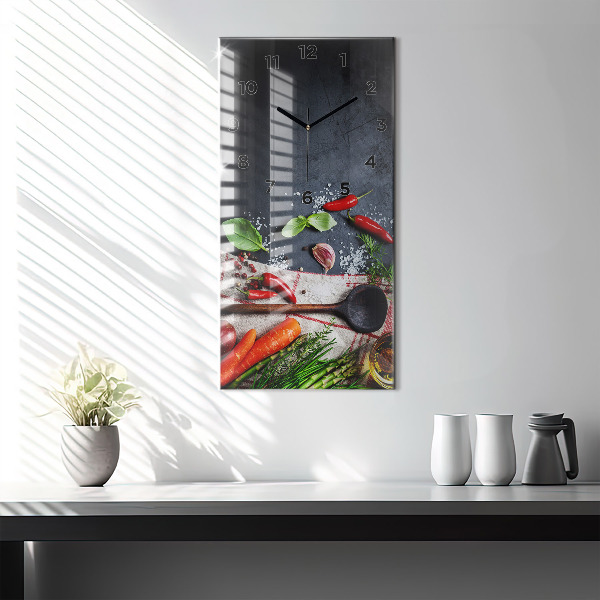 Orologio verticale Verdure