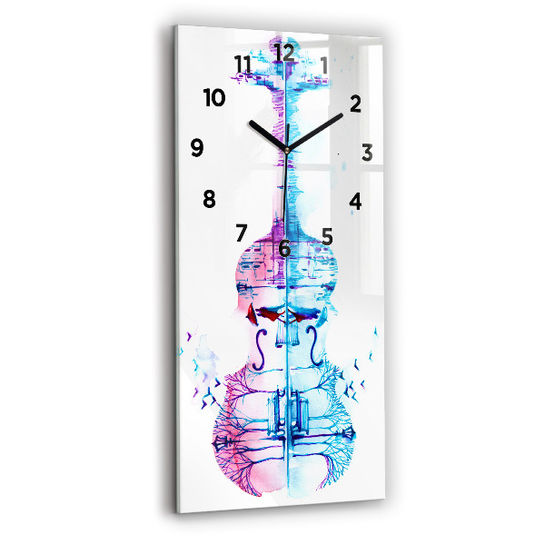 Orologio verticale Lago del parco del violoncello