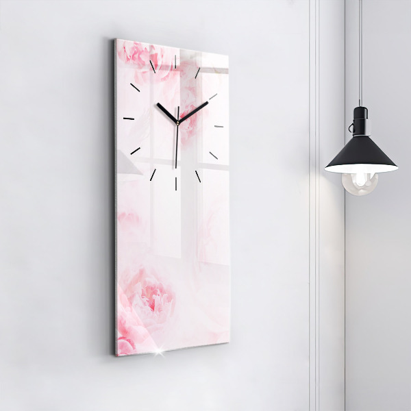 Orologio verticale Fiori che sbocciano