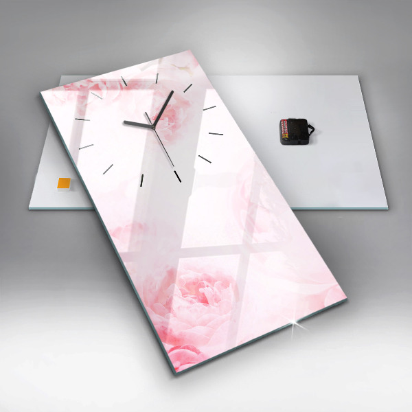 Orologio verticale Fiori che sbocciano