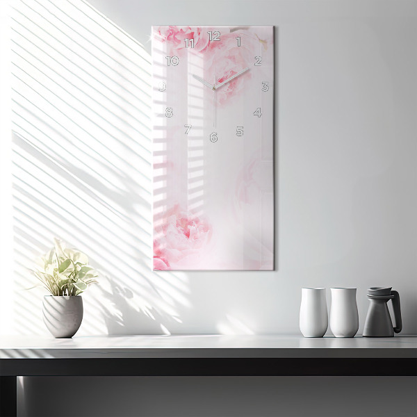 Orologio verticale Fiori che sbocciano