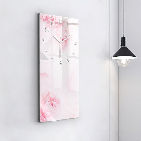 Orologio verticale Fiori che sbocciano