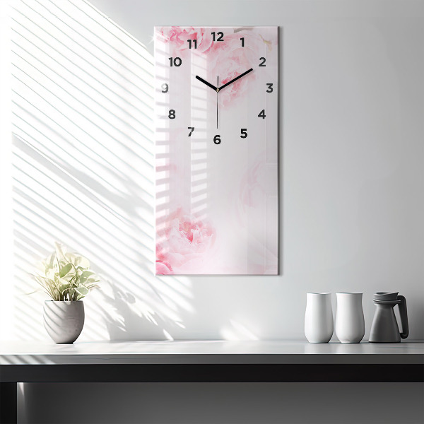 Orologio verticale Fiori che sbocciano