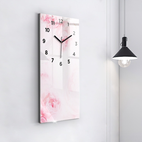 Orologio verticale Fiori che sbocciano