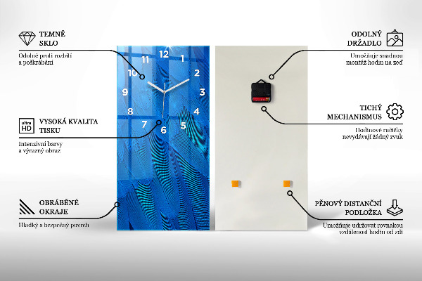 Orologio verticale Visualizzazione della natura