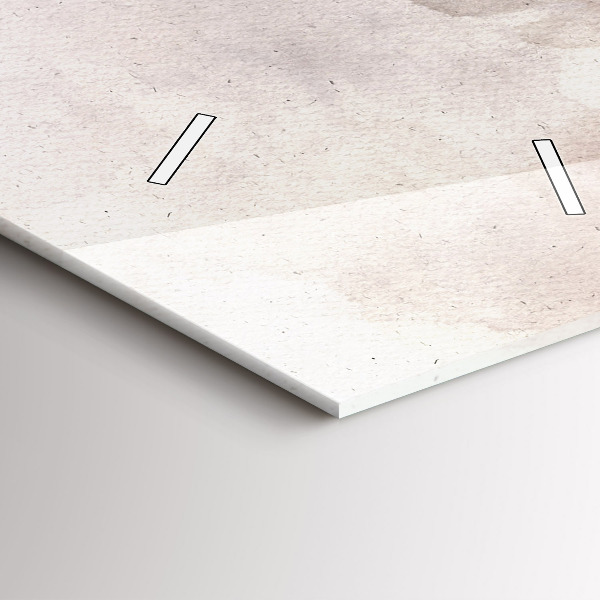 Orologio verticale Volti astratti