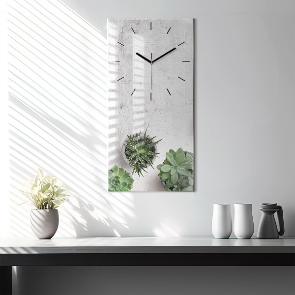 Orologio verticale Piante ornamentali