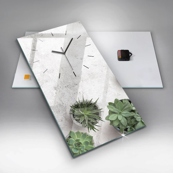 Orologio verticale Piante ornamentali