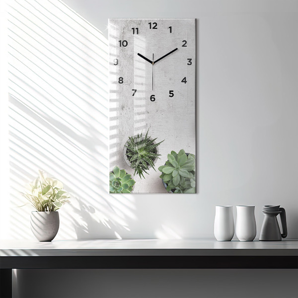 Orologio verticale Piante ornamentali