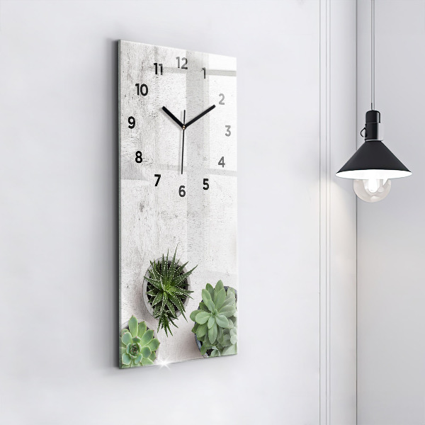 Orologio verticale Piante ornamentali