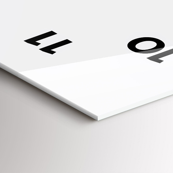 Orologio verticale La scritta Sii te stesso