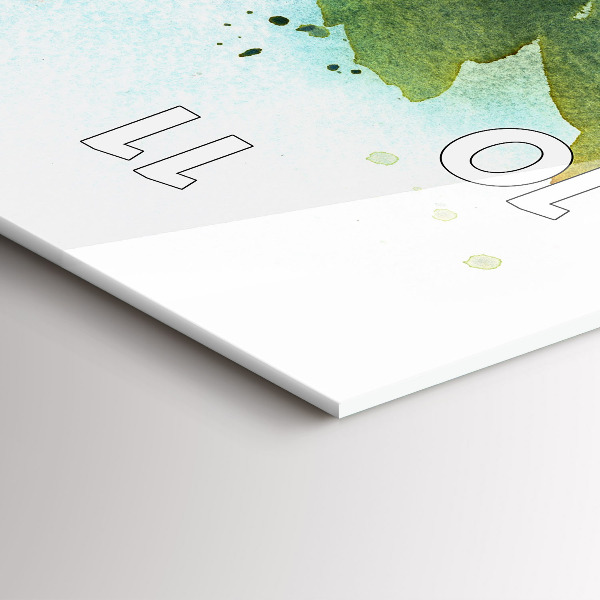 Orologio verticale Rose in un vaso acquerello