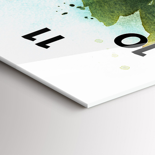 Orologio verticale Rose in un vaso acquerello