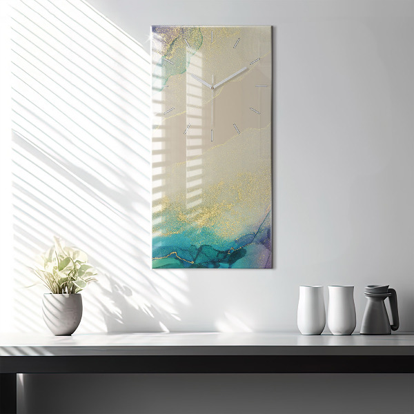 Orologio verticale Astrazione dei colori