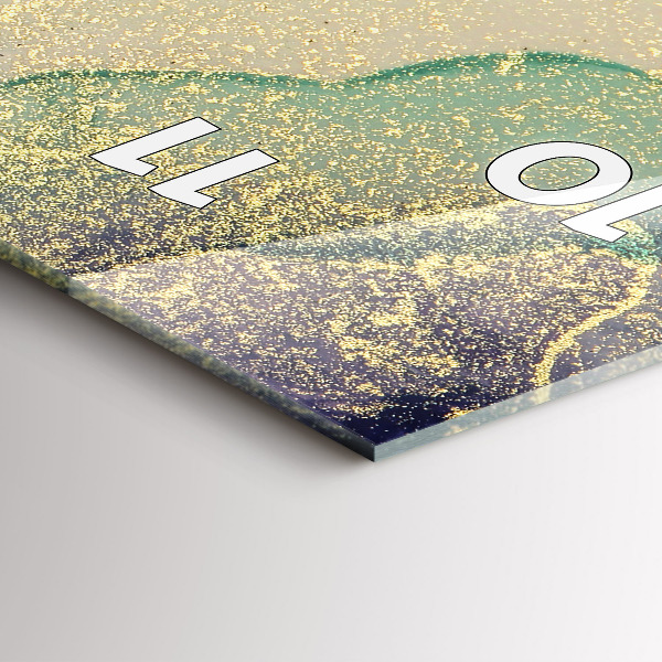 Orologio verticale Astrazione dei colori