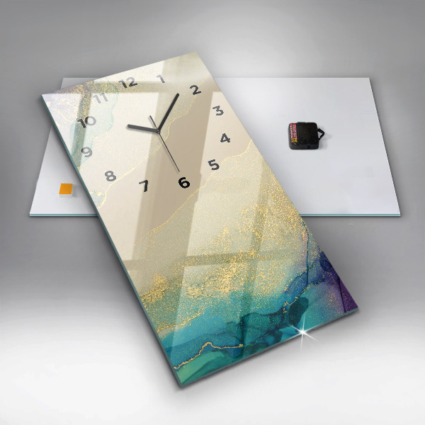 Orologio verticale Astrazione dei colori