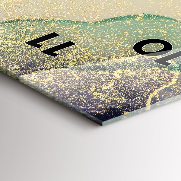 Orologio verticale Astrazione dei colori