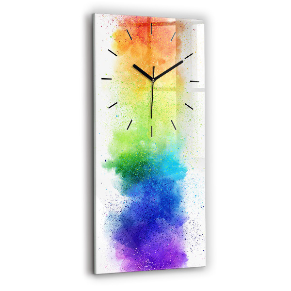 Orologio verticale Arcobaleno astratto