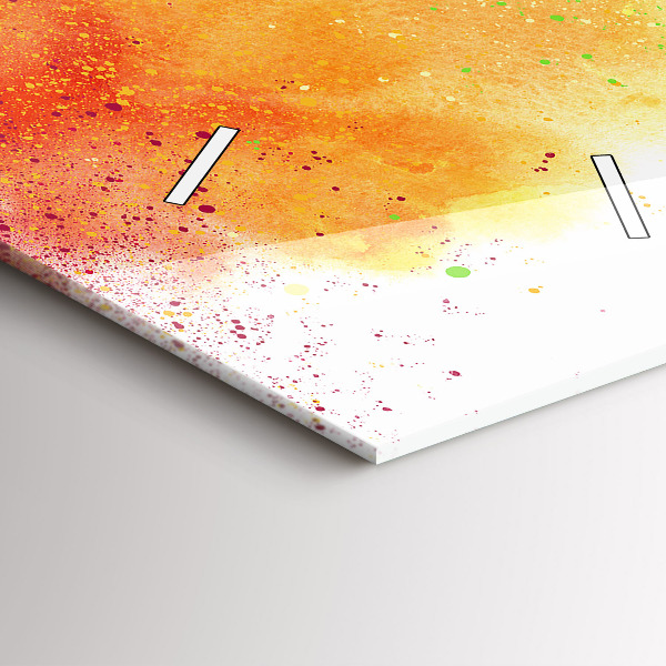 Orologio verticale Arcobaleno astratto