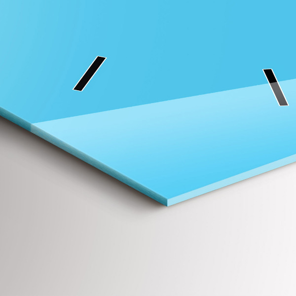 Orologio verticale in vetro Disegno della lampadina