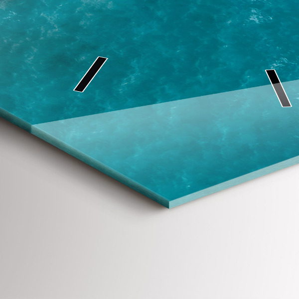 Orologio verticale in vetro Fiordi in Costa Blanca