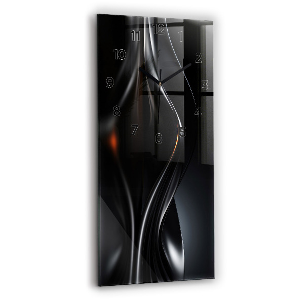 Orologio verticale in vetro Astrazione