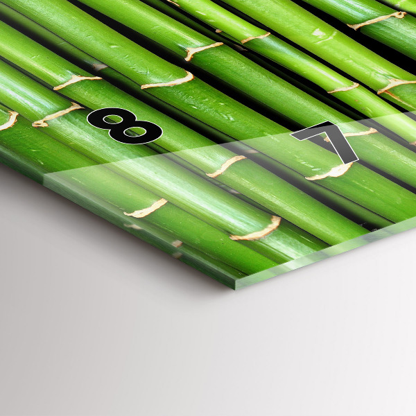 Orologio rettangolare Bambù asiatico