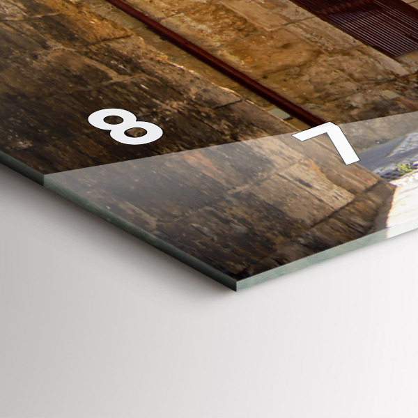 Orologio rettangolare Pittoresca strada di Rodi