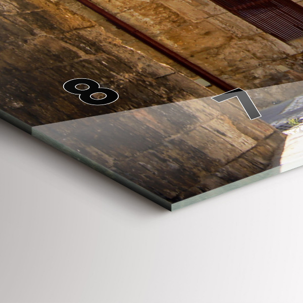 Orologio rettangolare Pittoresca strada di Rodi