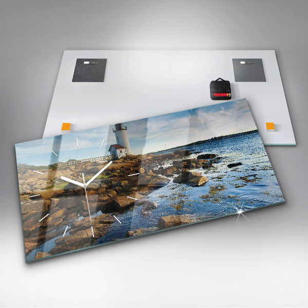 Orologio rettangolare Faro di Annisquam