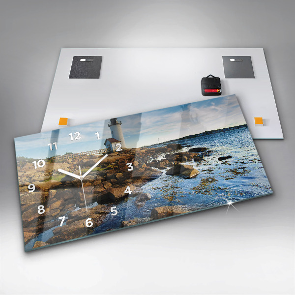 Orologio rettangolare Faro di Annisquam