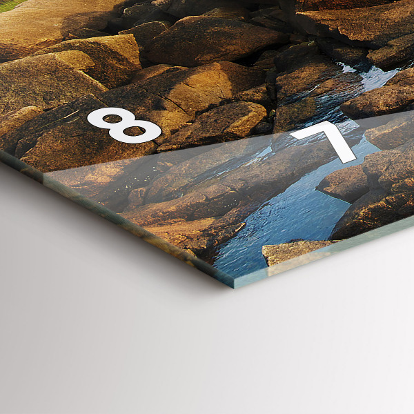 Orologio rettangolare Faro di Annisquam