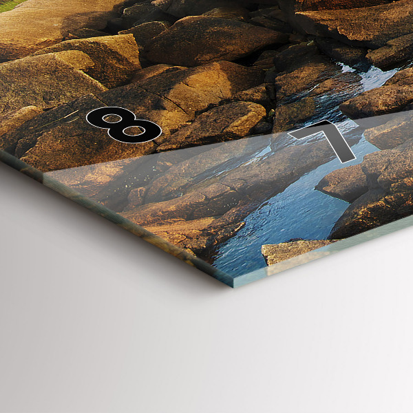 Orologio rettangolare Faro di Annisquam