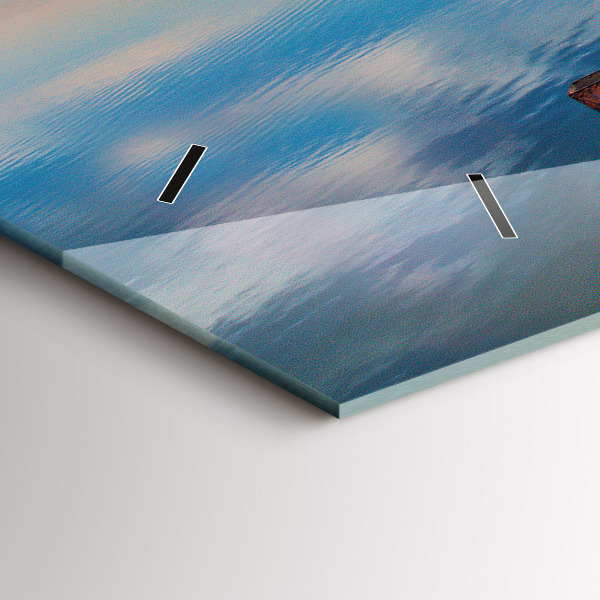 Orologio rettangolare Molo del lago