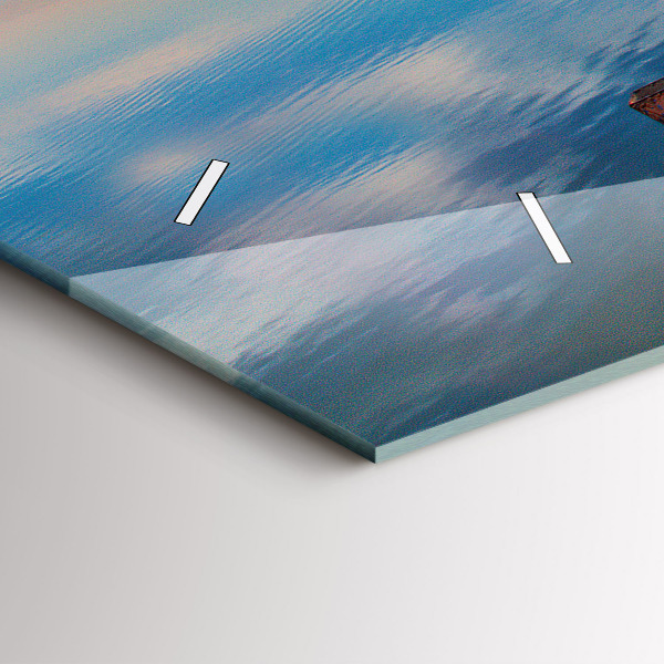 Orologio rettangolare Molo del lago