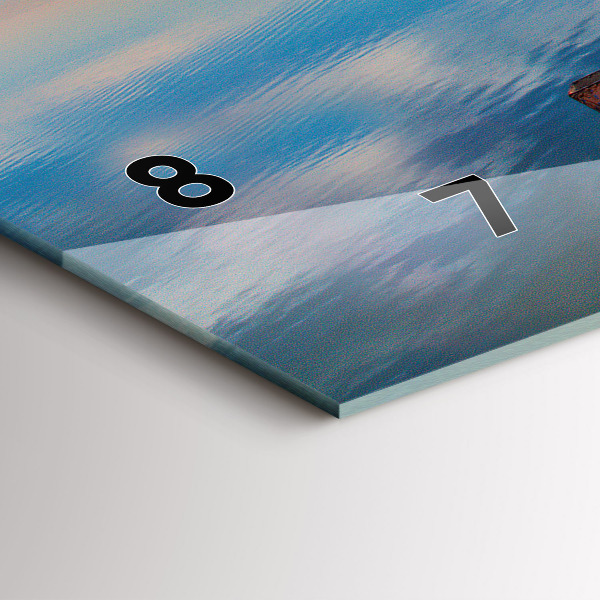 Orologio rettangolare Molo del lago