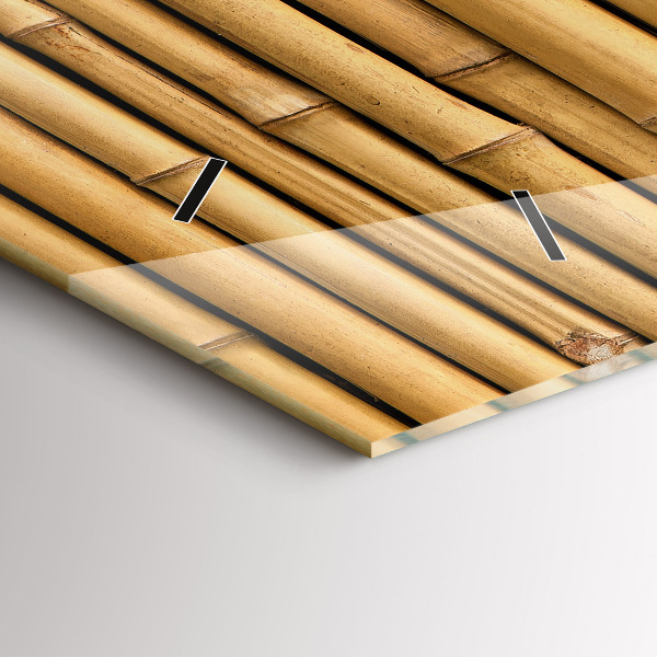 Orologio rettangolare Bastoncini di bambù