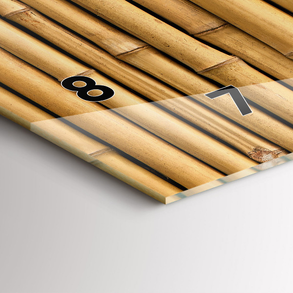 Orologio rettangolare Bastoncini di bambù